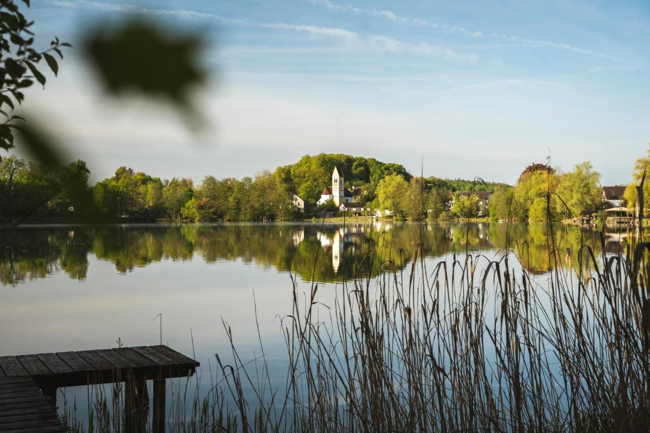 Sopherl Am See - Fruehstueck Auf Der Seeterrasse, Sehr Ruhig Und Wunderschoen Am See, 3 Minuten Nach Oberpfaffenhofen, Viele Radtouren, Restaurants & Cafes In Der Umgebung Weßling 외부 사진